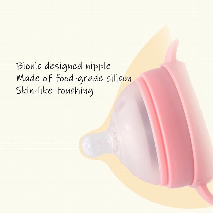 baby silicon bottle, sippy cup (5)