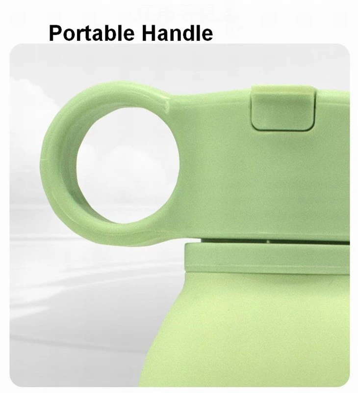 silicone water bottle suppliers  portable handle